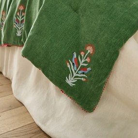 Gematelasseerd dekbed in gerib fluweel Dylis