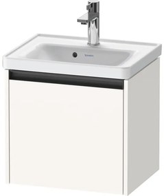 Duravit Ketho 2 wastafelonderbouwkast met 1 lade 48.4x37.5x44cm met greep antraciet wit supermat K25080084840000