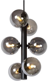 Lucide Tycho plafondlamp 6x G9 zwart