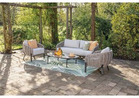 Garden Impressions Padula loungeset 4-delig - taupe