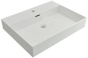 Plieger Kansas badmeubel 60cm met mat witte wastafel en kraangat beach eiken