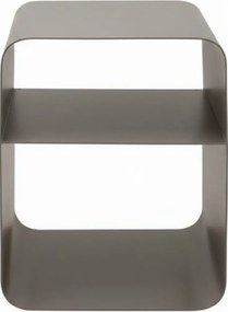 Stalen Bijzettafel Brons - 38 X 33cm.