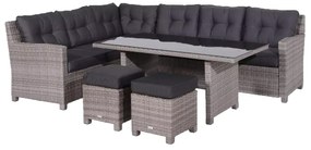 Garden Impressions Jaru lounge dining set - extra luxe kussens