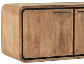 DTP Home Evo Hangend Tv-meubel Teak Hout 185 Cm - 185x40x40cm.