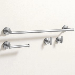 Badkameraccessoireset  Ari Brush Nickel 4-delig