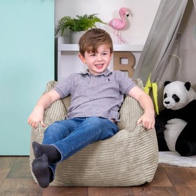 Morgan Corduroy Kinder Zitzakstoel - Beige