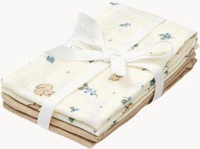 Babymousseline doekjes Blueberries van biokatoen, 4-delig