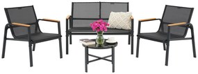 Moreno Garden Point tuinset zwart