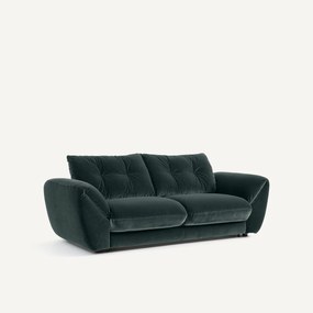 Omvormbare 3-zitsbank van fluweel Edgar