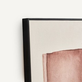 Schilderij met linnen applicaties, DYA