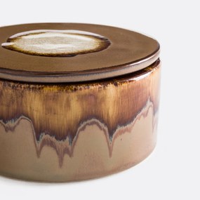 Opbergdoos van keramiek, hoogte 8 cm, LUVERA