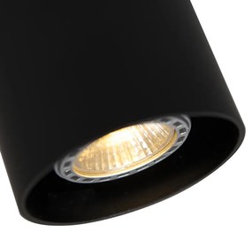 Smart zwart goud incl. WiFi GU10 - Tubo Modern, Design GU10 rond Binnenverlichting Lamp