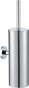 Plieger Vigo toiletborstel met deksel chroom