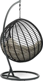 Coco Dream Hangstoel Wicker Grijs