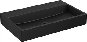 Clou Mini WashMe Fontein zonder kraangat 38x24x7 cm Keramiek Mat Zwart