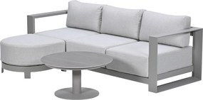 Garden Impressions Malakka loungeset 3-delig chaise longue - taupe