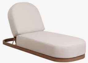 Set Van 2 Verstelbare Ligstoelen Van Verona Hout Donker Eucalyptusbruin - Sklum