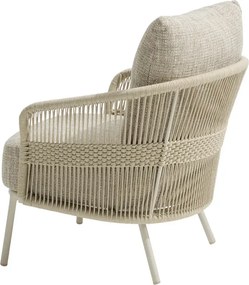4 Seasons Outdoor Corfu Loungestoel Linen Loungestoel   beige weerbestendig