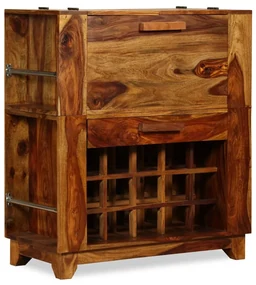 vidaXL Barkast 85x40x95 cm massief sheeshamhout
