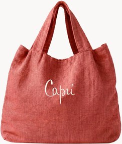 Linnen strandtas Palma Capri