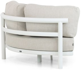 Hoek loungeset 5 personen Aluminium Wit  Lifestyle Garden Furniture Harmonic