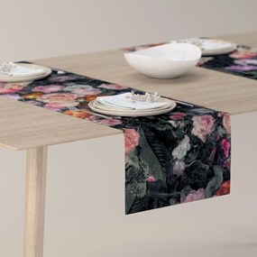 Dekoria Rechthoekige tafelloper, grijs-roze, 40 x 130 cm