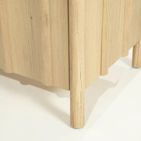Modern Dressoir Eikenhout Naturel - 183x47x80cm.