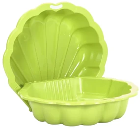 vidaXL Zandbakken 2 st 77x87x21 cm kunststof groen