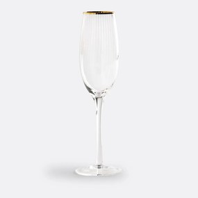 Set van 4 champagne glazen, Lurik