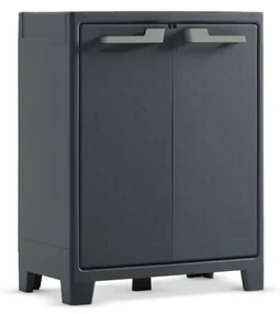 Keter Opbergkast Moby laag 100 cm grafietgrijs