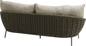 4 Seasons Outdoor Vera 3-zits loungebank Mocca Loungebank   beige weerbestendig