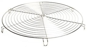 Taartrooster van roestvrij staal, rond