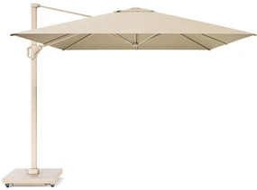Platinum Challenger zweefparasol 4x3m T2 premium (excl. voet) sand frame/champagne