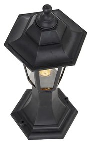 Klassieke buiten vloerlamp zwart 42,2 cm IP44 - New Haven