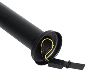 Modern buiten paaltje zwart 100 cm - Elly