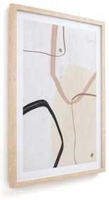 Bedrukte affiche in kader 50x70 cm, Saya