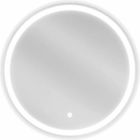 Mexen Gobi verlichte badkamerspiegel, rond 60 cm, LED 6000K, antivries - 9801-060-060-611-00