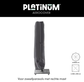 Platinum Challenger Premium T2 3x3 m - Lush green met Modena voet en hoes