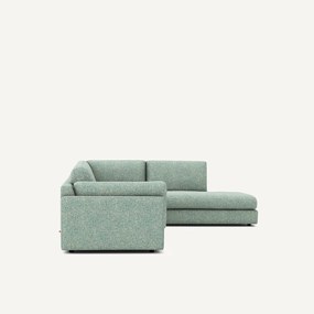 Hoekzetel met longchair van katoenmix César