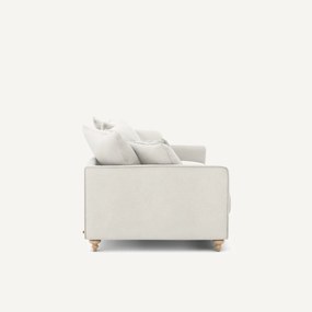 3-zits slaapbank van linnen fluweel, LAZARE