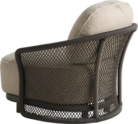 4 Seasons Outdoor Tobego loungestoel Terre Loungestoel   bruin weerbestendig