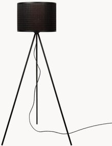 Tripod vloerlamp Tagalog met bamboe lampenkap