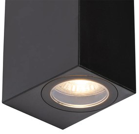 Moderne buiten wandlamp zwart kunststof 2-lichts - Baleno Modern GU10 IP65 Buitenverlichting