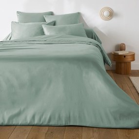 Kussensloop in katoensatijn, Opale