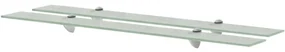 vidaXL Schappen zwevend 2 st 90x10 cm 8 mm glas