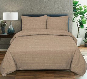 Dekbedovertrek Home - 100% natuurlijk katoen - 140x200/220 - beige linnenlook