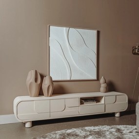 Tower Living Beige Tv-meubel Organisch 180 Cm Alviano - 180x40x45cm.