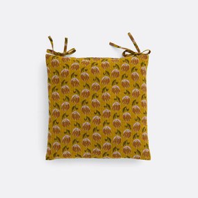 Stoelhoes vierkant, tetra, Ikat print, Asti