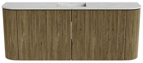 Mondiaz Joya DLux 105cm toiletmeubel ronding links/rechts dusk met wastafel faye midden 1 kraangat opalo