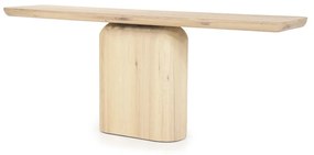 Eleonora Leon Design Wandtafel Eiken Hout Naturel - 200 X 45cm.